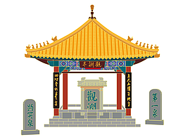 山東景區(qū)-趵突泉手繪