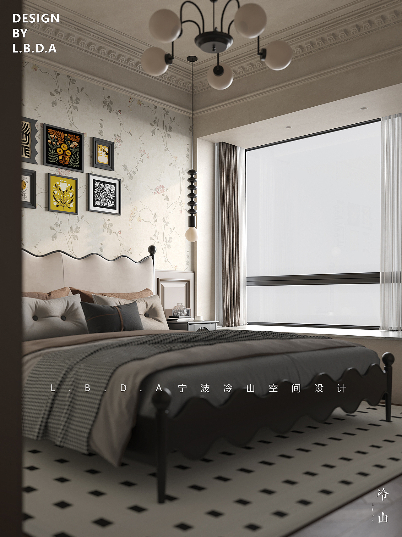 建发嫚云丨150㎡中古法式（图ZMzg2MjAwNDI4） - 家装设计 - 站酷设计师LBDA冷山丨严栋原创素材 - 站酷ZCOOL