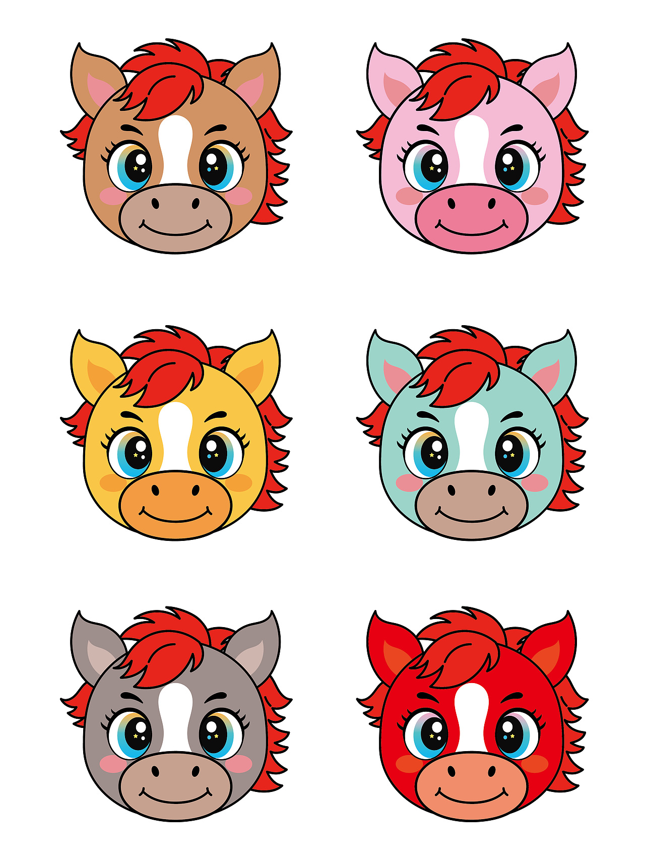 小马宝宝IP潮玩生肖IP卡通可爱插画设计形象（图ZMzg2MjAxOTY0） - 商业插画 - 站酷设计师阿茹生肖IP原创素材 - 站酷ZCOOL