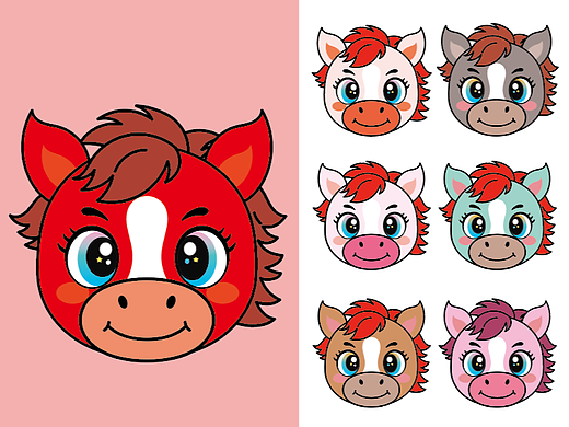 小马宝宝IP潮玩生肖IP卡通可爱插画设计形象