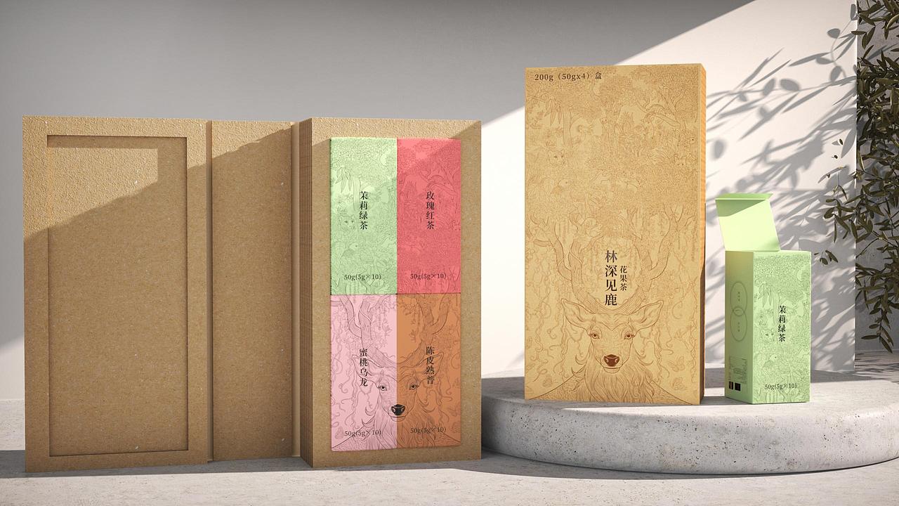 林深见鹿 | 茶叶包装设计 | 茶叶礼盒设计 | 茶包装（图ZMzg2MjA2NzU2） - 包装 - 站酷设计师柏星龙设计原创素材 - 站酷ZCOOL