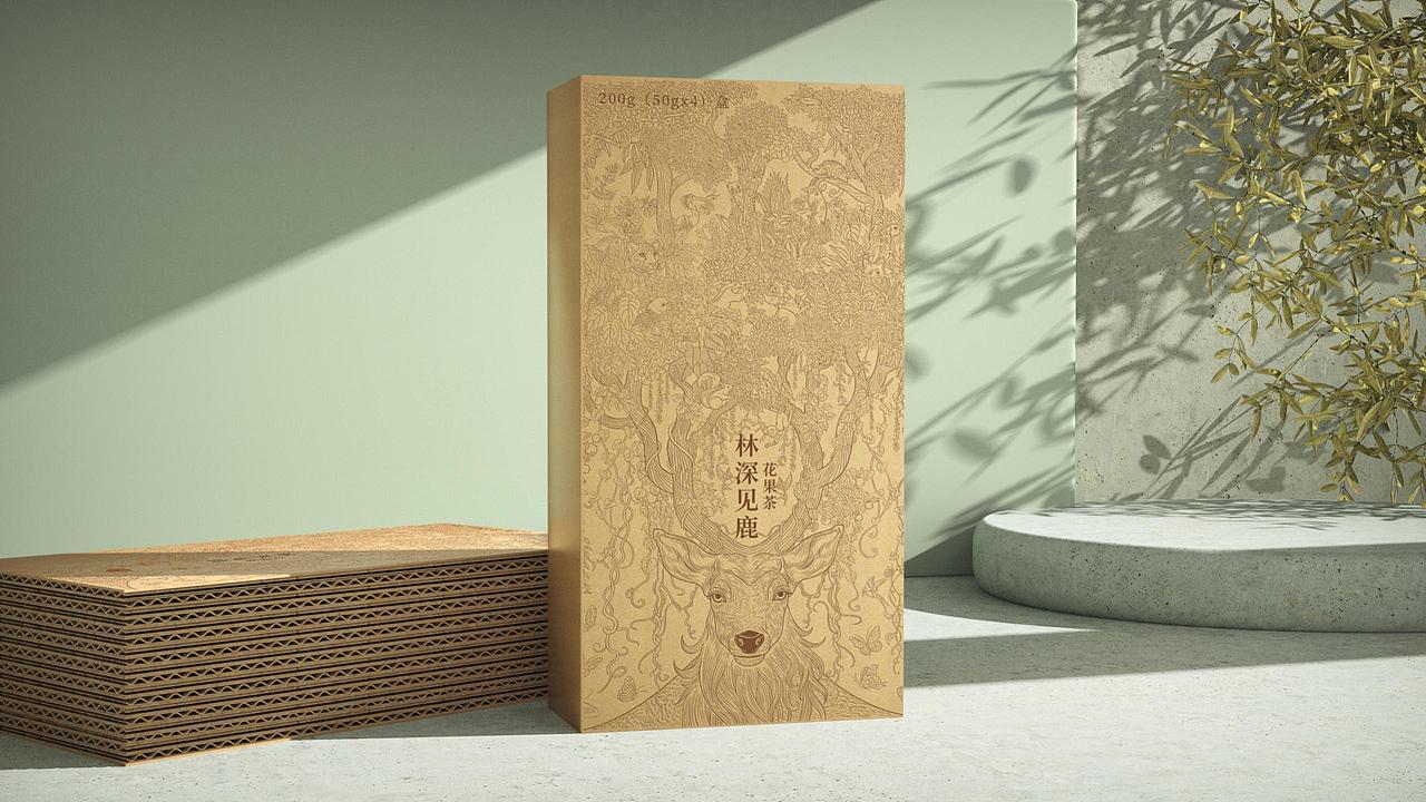 林深见鹿 | 茶叶包装设计 | 茶叶礼盒设计 | 茶包装（图ZMzg2MjA2NzUy） - 包装 - 站酷设计师柏星龙设计原创素材 - 站酷ZCOOL