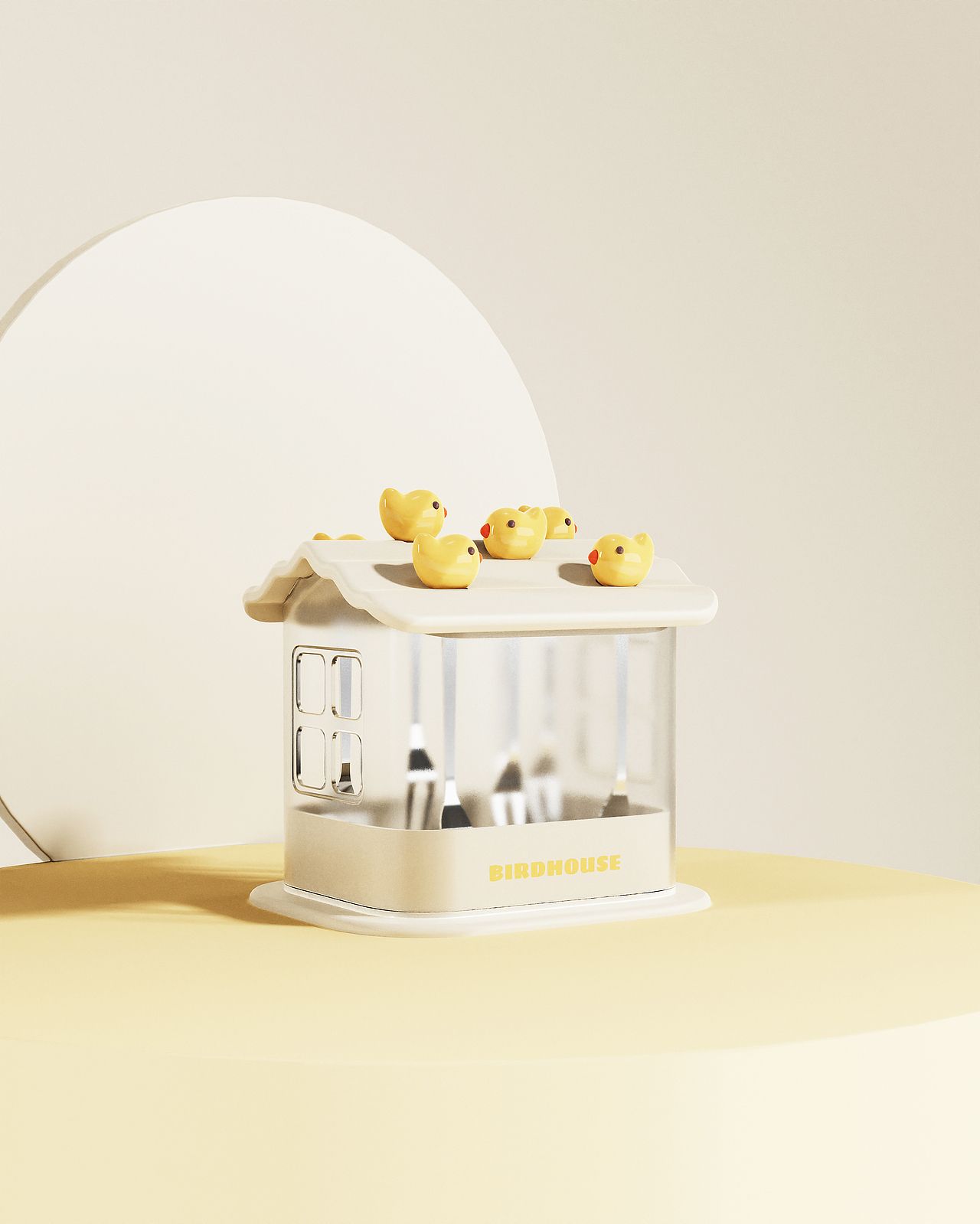 叉子成精事件:某水果盘惊现屋顶偷渡鸟群!!