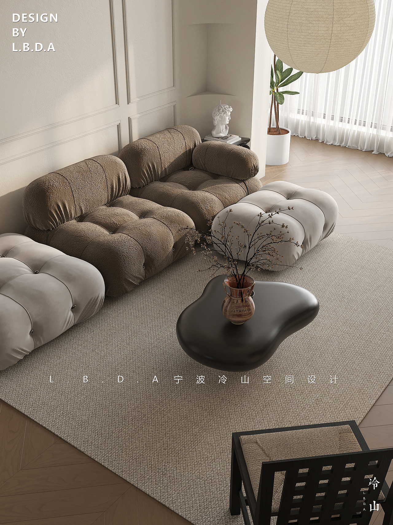 江上印丨116㎡法式精装修改造（图ZMzg2MjExNzYw） - 家装设计 - 站酷设计师LBDA冷山丨严栋原创素材 - 站酷ZCOOL