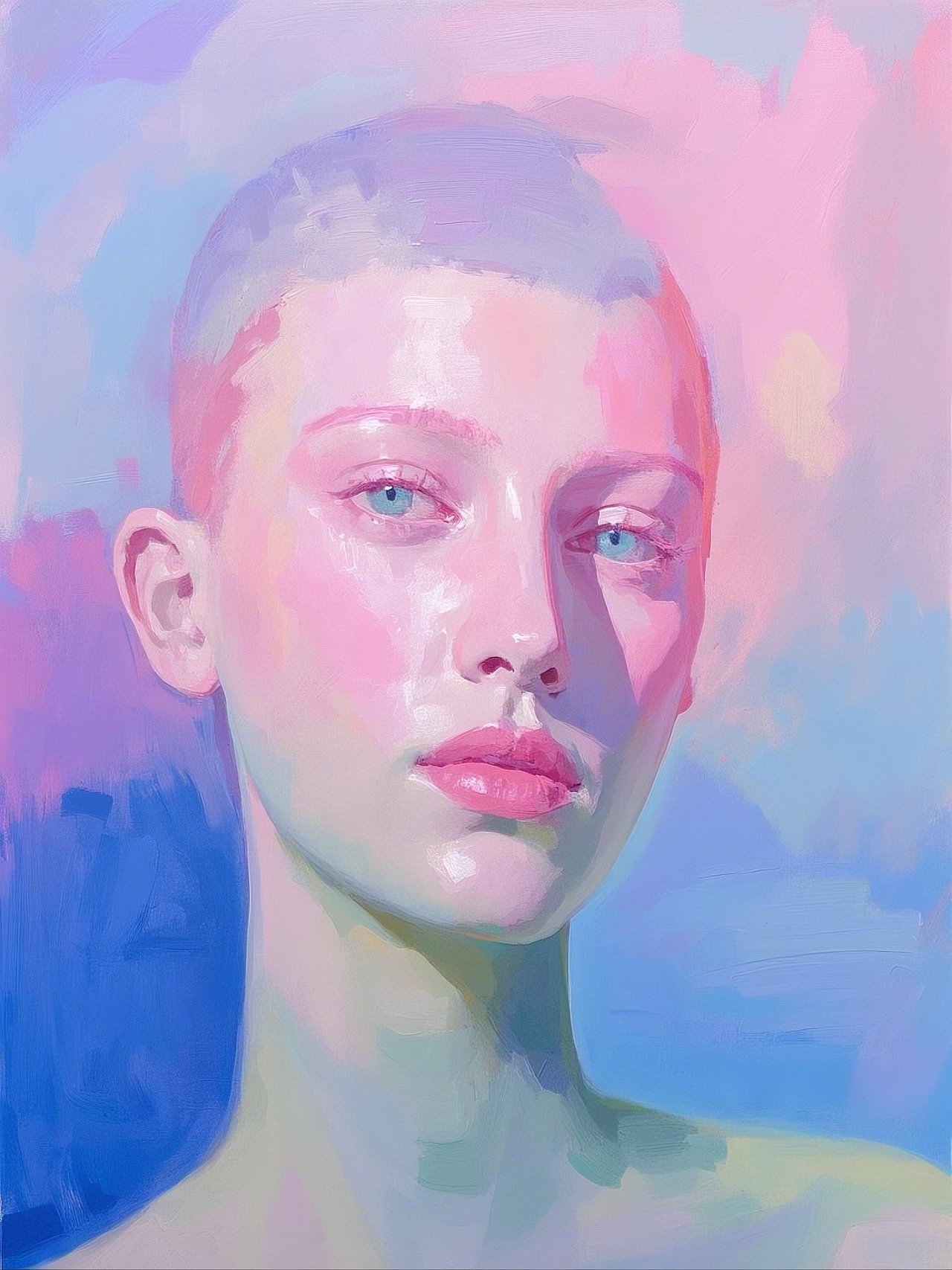定制人物画像(黑白素描/彩色厚涂)