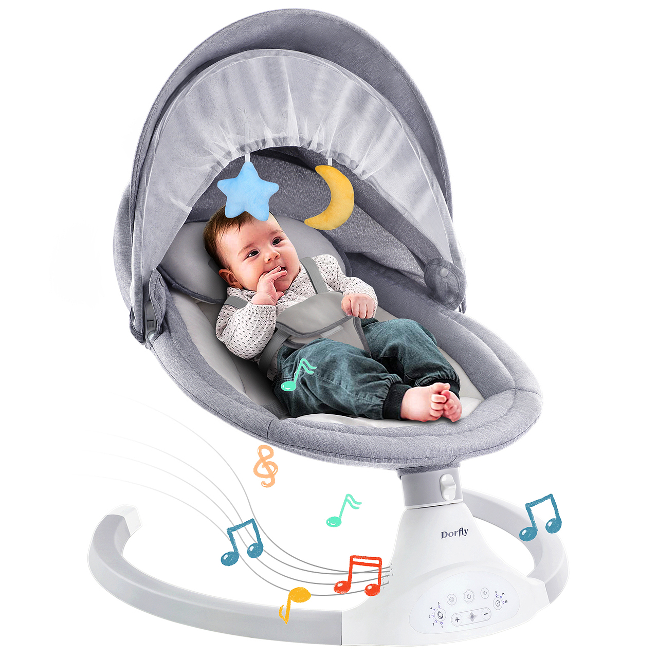 亚马逊主图A+设计｜儿童自动摇椅（图ZMzg2MjI5MDA0） - 电商 - 站酷设计师CiCi0306原创素材 - 站酷ZCOOL