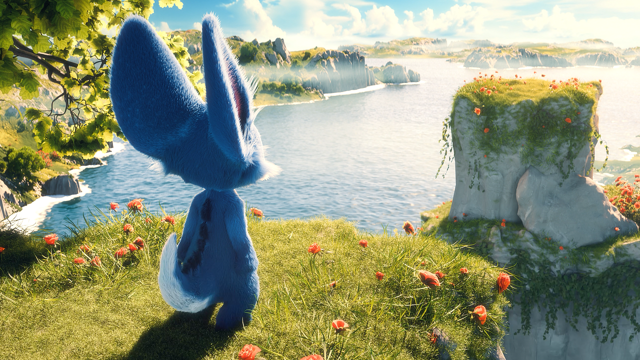 福瑞小蓝兔（图ZMzg2MjI5NDM2） - 动画/影视 - 站酷设计师Dzysmile小邓子原创素材 - 站酷ZCOOL