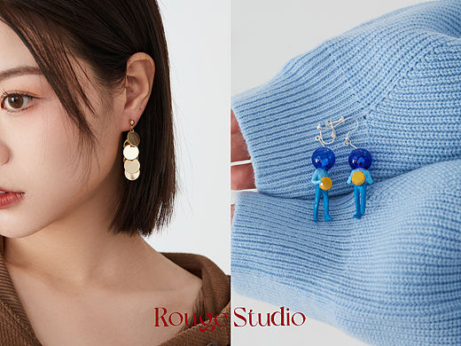 彩色多巴胺饰品拍摄