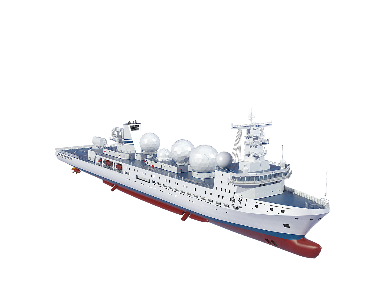 瞭望1号测量船 瞭望一号测量船（图ZMzg2MjU5MTEy） - 机械/交通 - 站酷设计师3DGuard原创素材 - 站酷ZCOOL