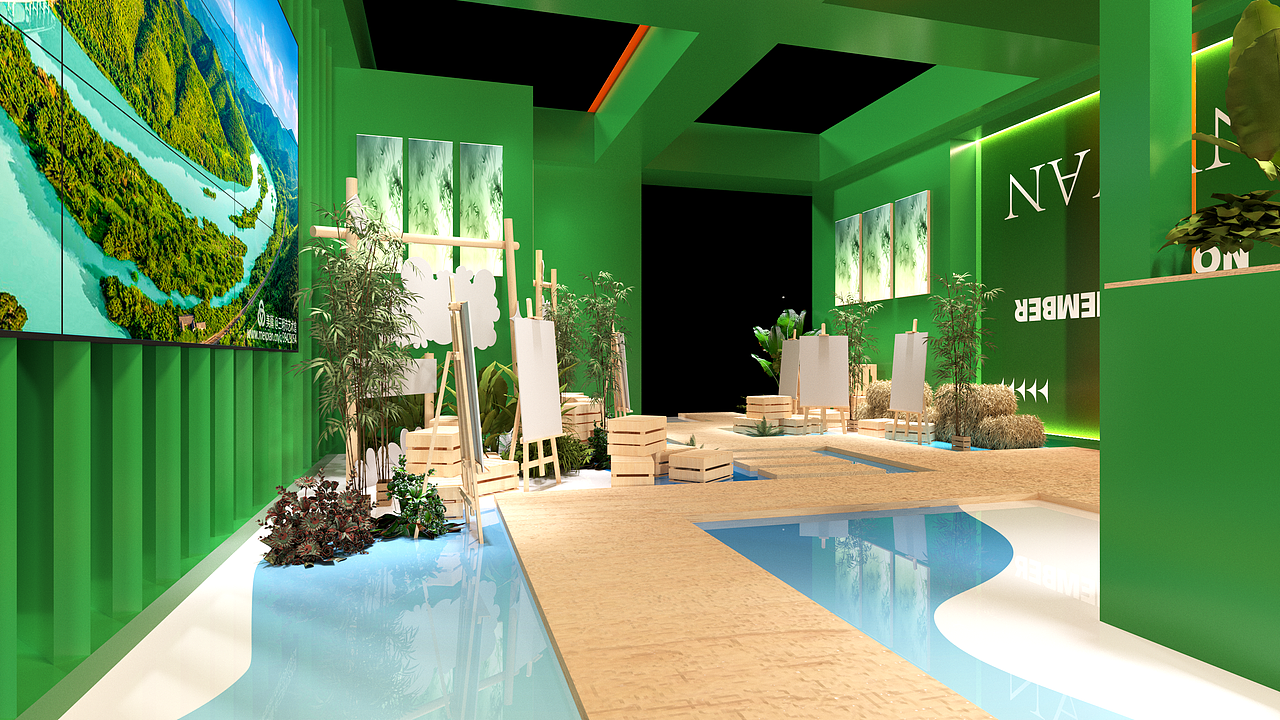 福建林博会/打包三元【三元馆】（图ZMzg2MjY0MDYw） - 展陈设计 - 站酷设计师火车头头头原创素材 - 站酷ZCOOL