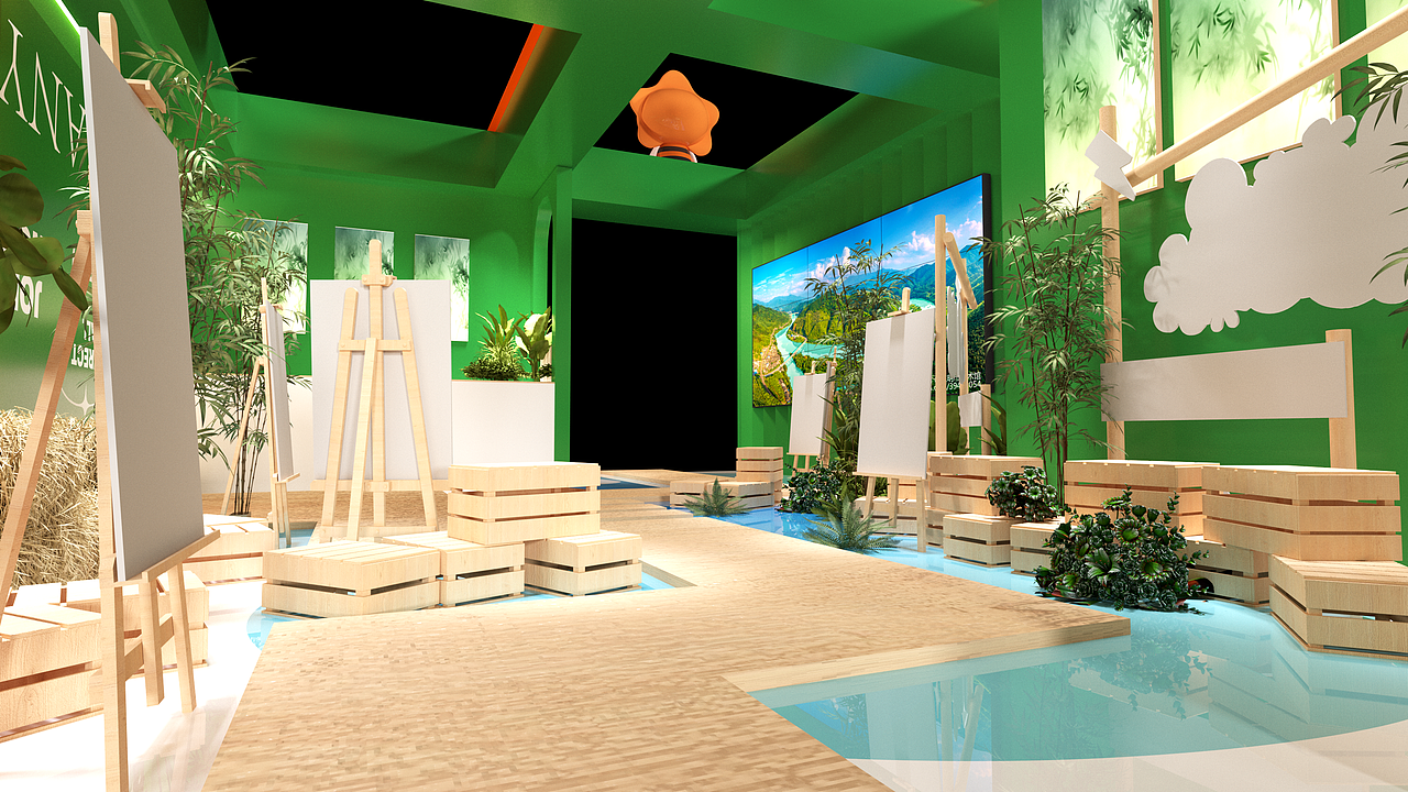 福建林博会/打包三元【三元馆】（图ZMzg2MjY0MDY0） - 展陈设计 - 站酷设计师火车头头头原创素材 - 站酷ZCOOL