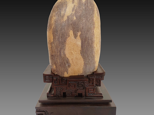 长江石 精品 画面石 藏品 原石：举手邀明月