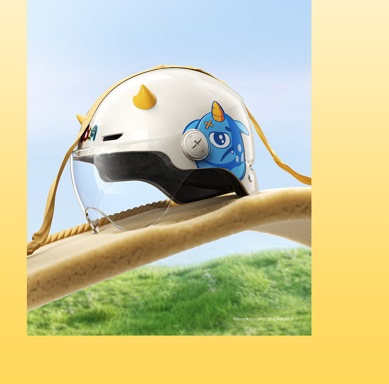 分享两款儿童头盔的详情页案例