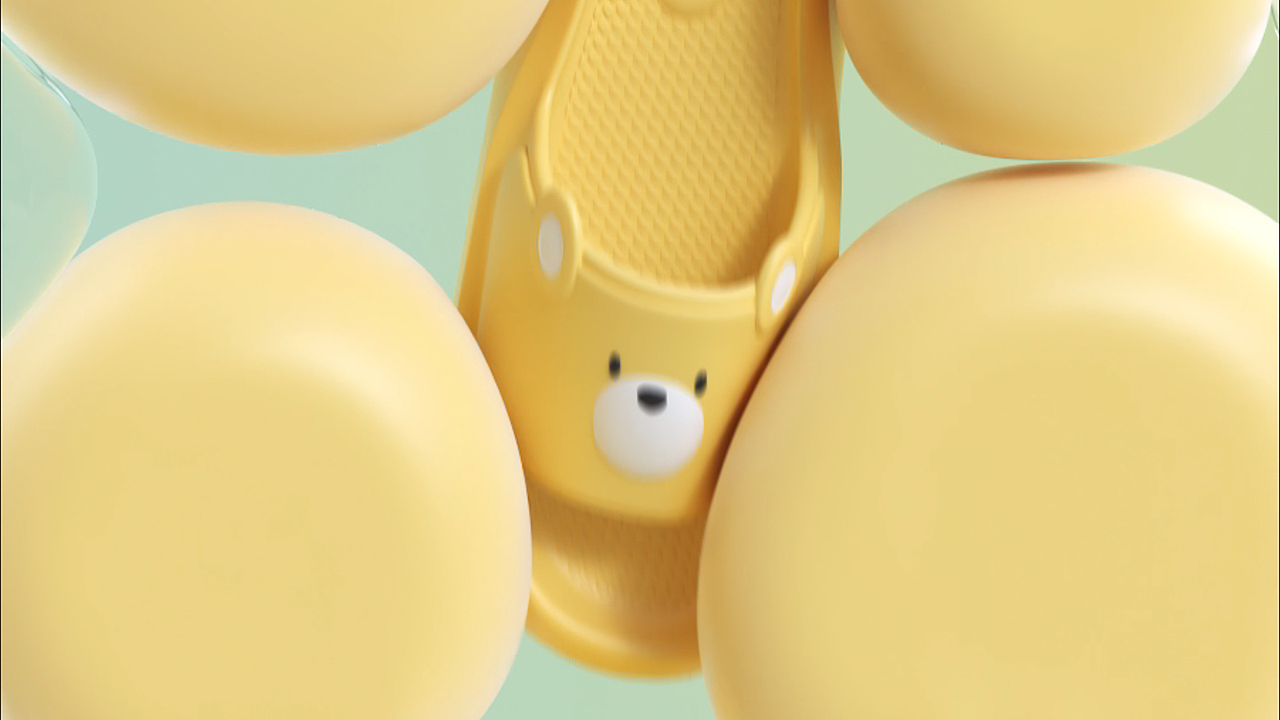 EVA拖鞋 | 透气&实用&可爱 x CG 三维 渲染 团队制作（图ZMzg2Mjg4ODI0） - 产品 - 站酷设计师颜汇工作室原创素材 - 站酷ZCOOL