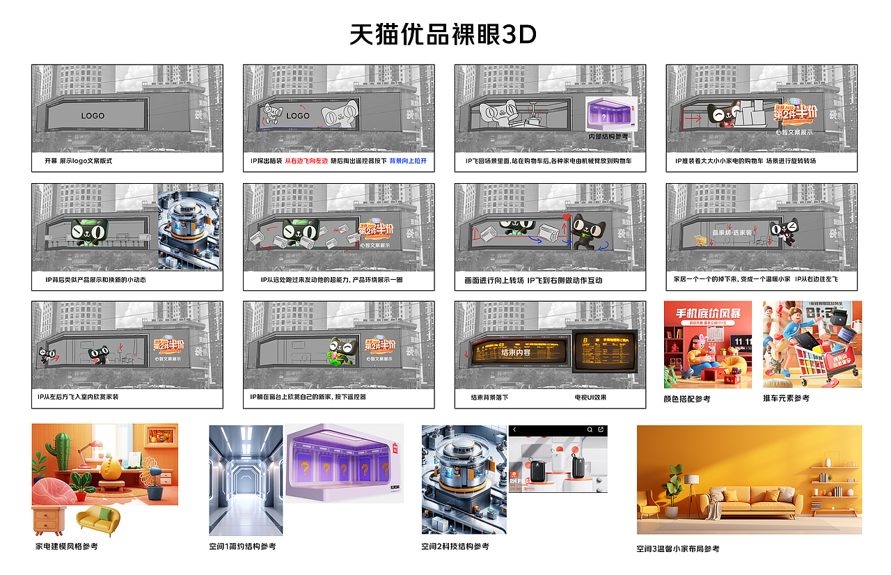 天猫优品|裸眼3D|三维动画|角色动画