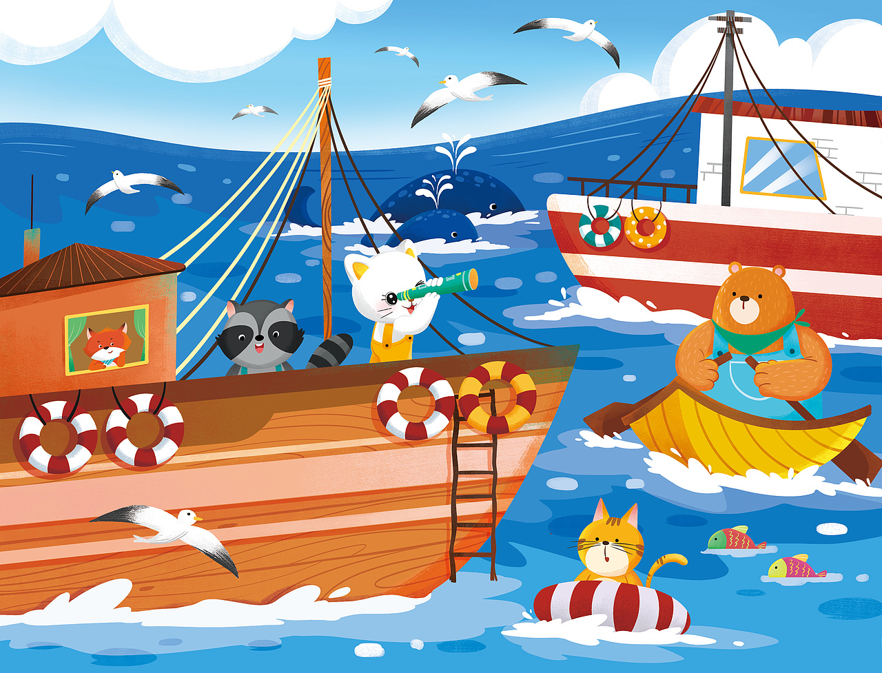 拼图系列（图ZMzg2MjkzOTA0） - 儿童插画 - 站酷设计师阿雅嘿limengya原创素材 - 站酷ZCOOL