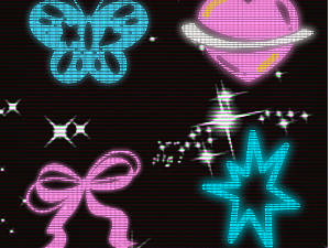 ascii✨梦幻网点贴纸