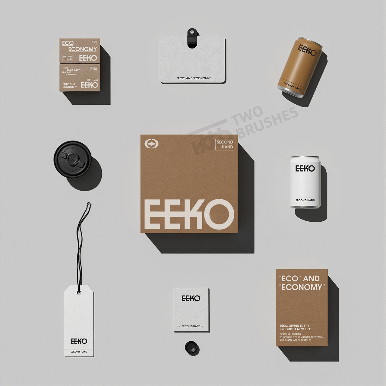 EeKo 中古店 | 品牌设计（图ZMzg2MzA1ODA4） - 品牌 - 站酷设计师两把刷子品牌设计原创素材 - 站酷ZCOOL