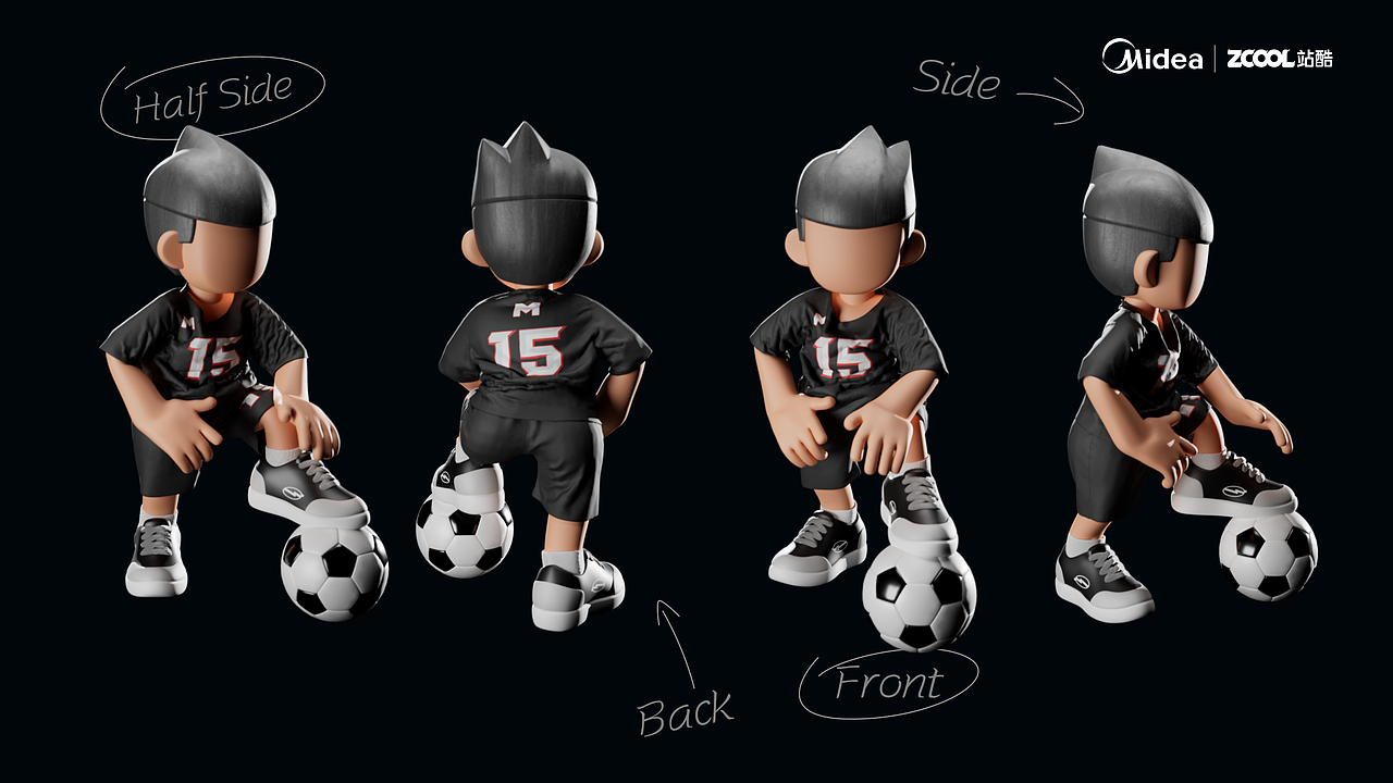 美的M博IP形象变装设计——百变M博