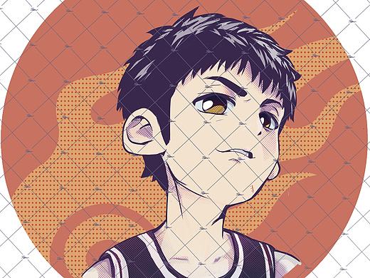 sd同人吧唧三井寿（个人主页-ZNzE0Njg5OTY=） - 单幅漫画 - 站酷设计师吃吃芝士LooPs原创素材 - 站酷ZCOOL