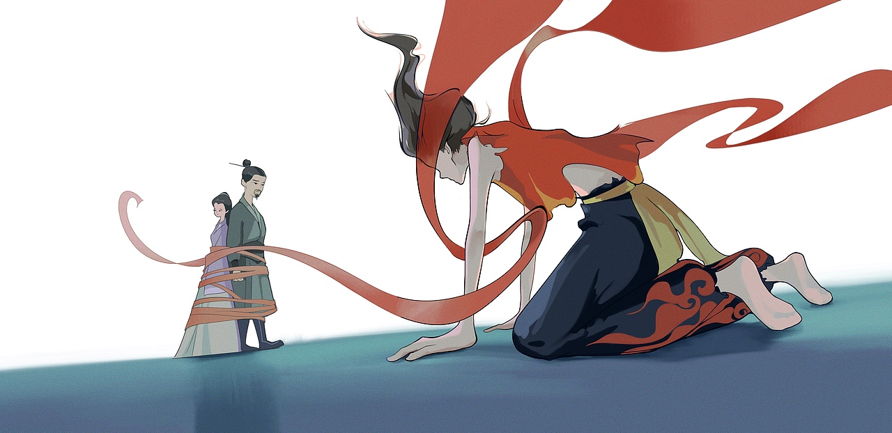 哪吒和敖丙的跪