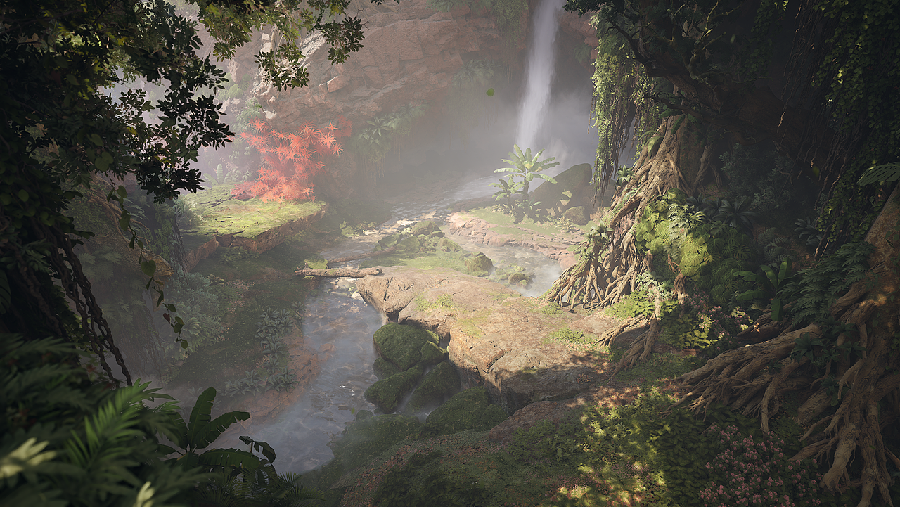 【UE5】写实场景-密林处（图ZMzg2MzE3ODI0） - 场景 - 站酷设计师Shinllllll原创素材 - 站酷ZCOOL