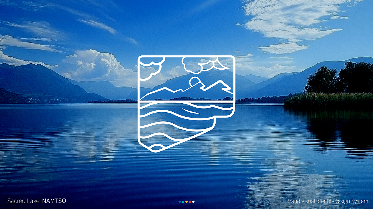 纳木措景区品牌标识方案-水天一色
