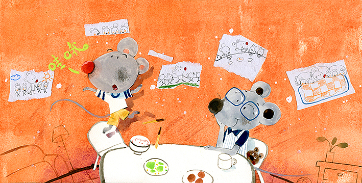 《哇哦鼠想要》（图ZMzg2MzMyNzAw） - 绘本 - 站酷设计师沐一美术原创素材 - 站酷ZCOOL