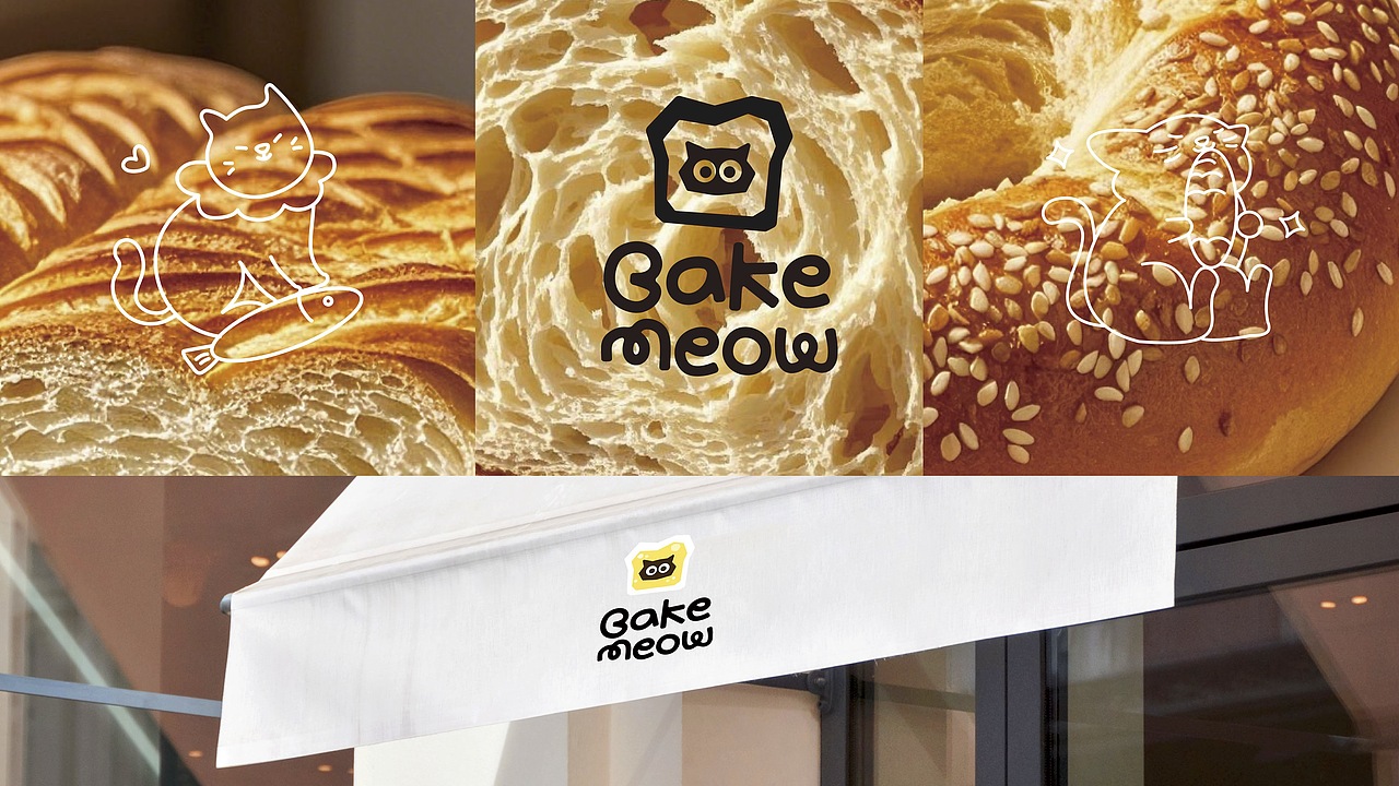 Bake meow (烘焙喵～)品牌全案