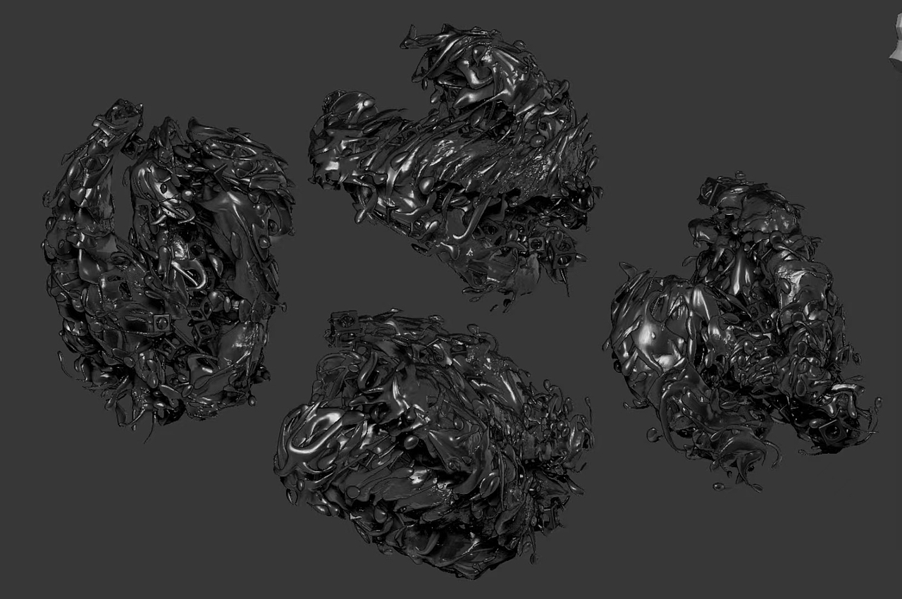 艺术品收藏zb雕刻白模高模建模（图ZMzg2MzM5MzA4） - 其他三维 - 站酷设计师大白888原创素材 - 站酷ZCOOL