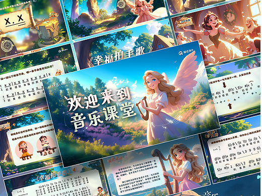 小学音乐公开课课件《幸福拍手歌》