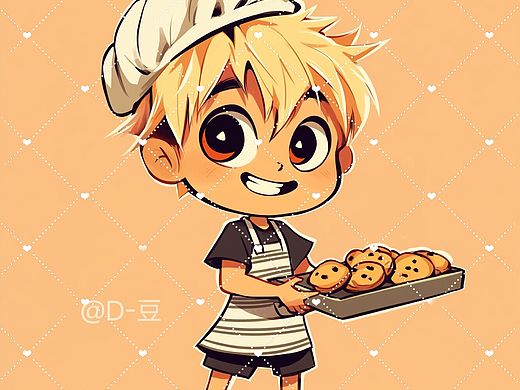 曲奇饼干小人儿厨师👨🏻‍🍳