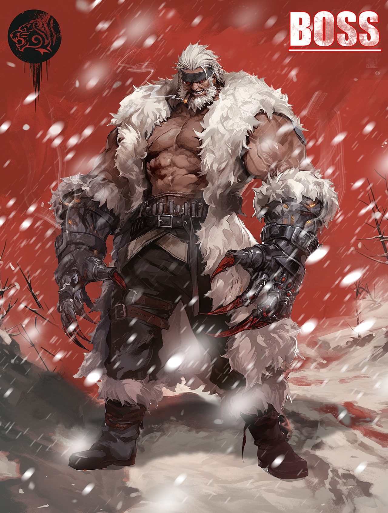 智取威虎山系列，座山雕与他的八大金刚（图ZMzg2MzUwMTA0） - 概念设定 - 站酷设计师熊胖儿原创素材 - 站酷ZCOOL