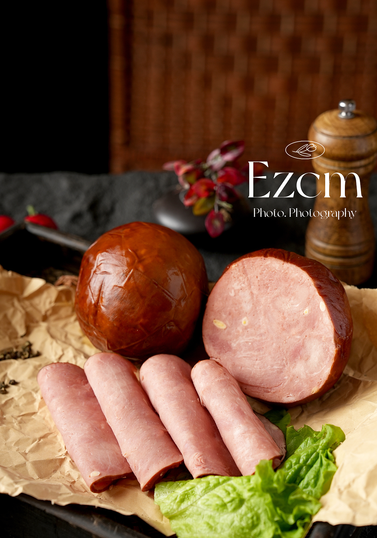 青岛纯肉火腿美食拍摄（图ZMzg2MzU1MzMy） - 美食摄影 - 站酷设计师艺卓传媒原创素材 - 站酷ZCOOL