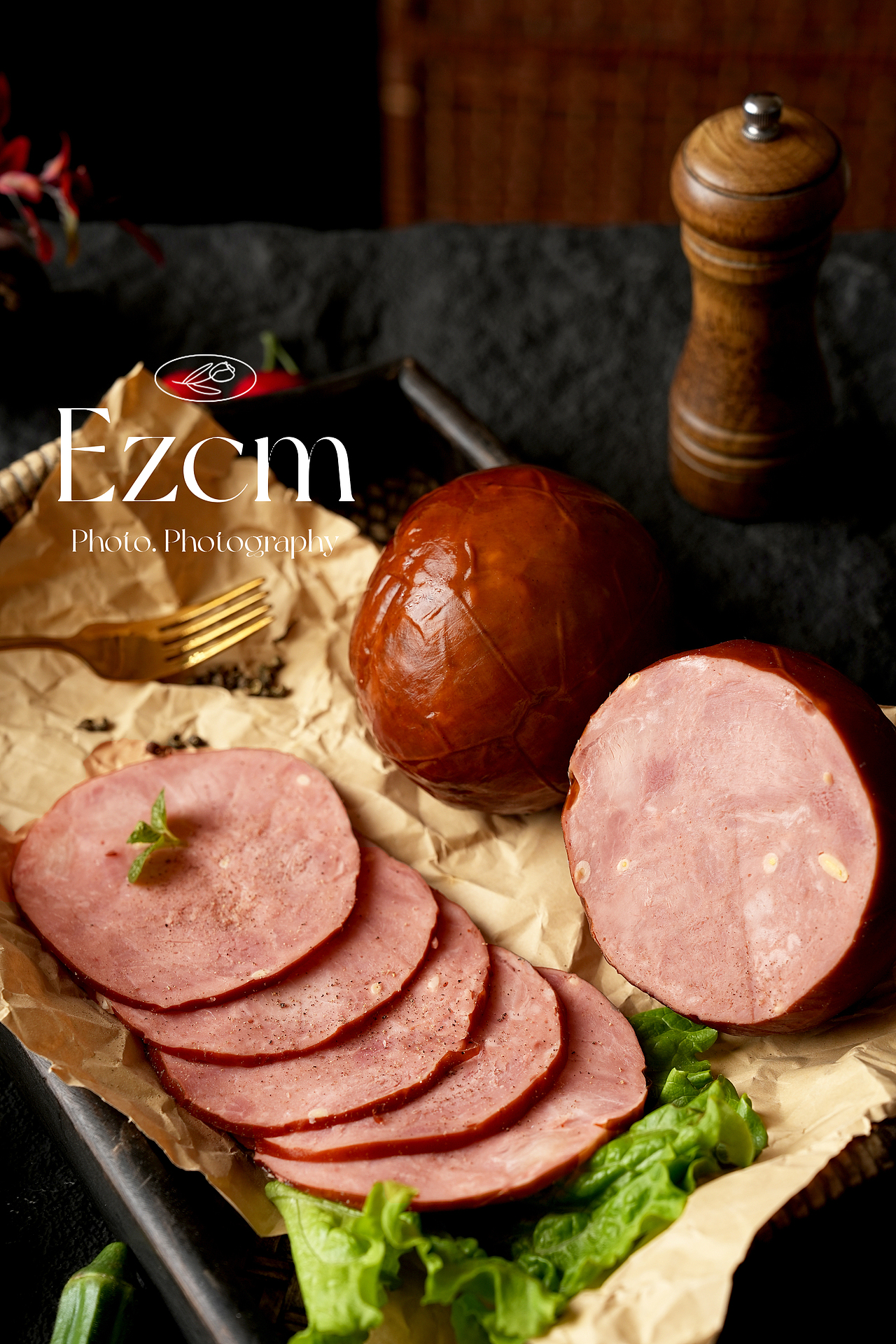 青岛纯肉火腿美食拍摄（图ZMzg2MzU1MzM2） - 美食摄影 - 站酷设计师艺卓传媒原创素材 - 站酷ZCOOL