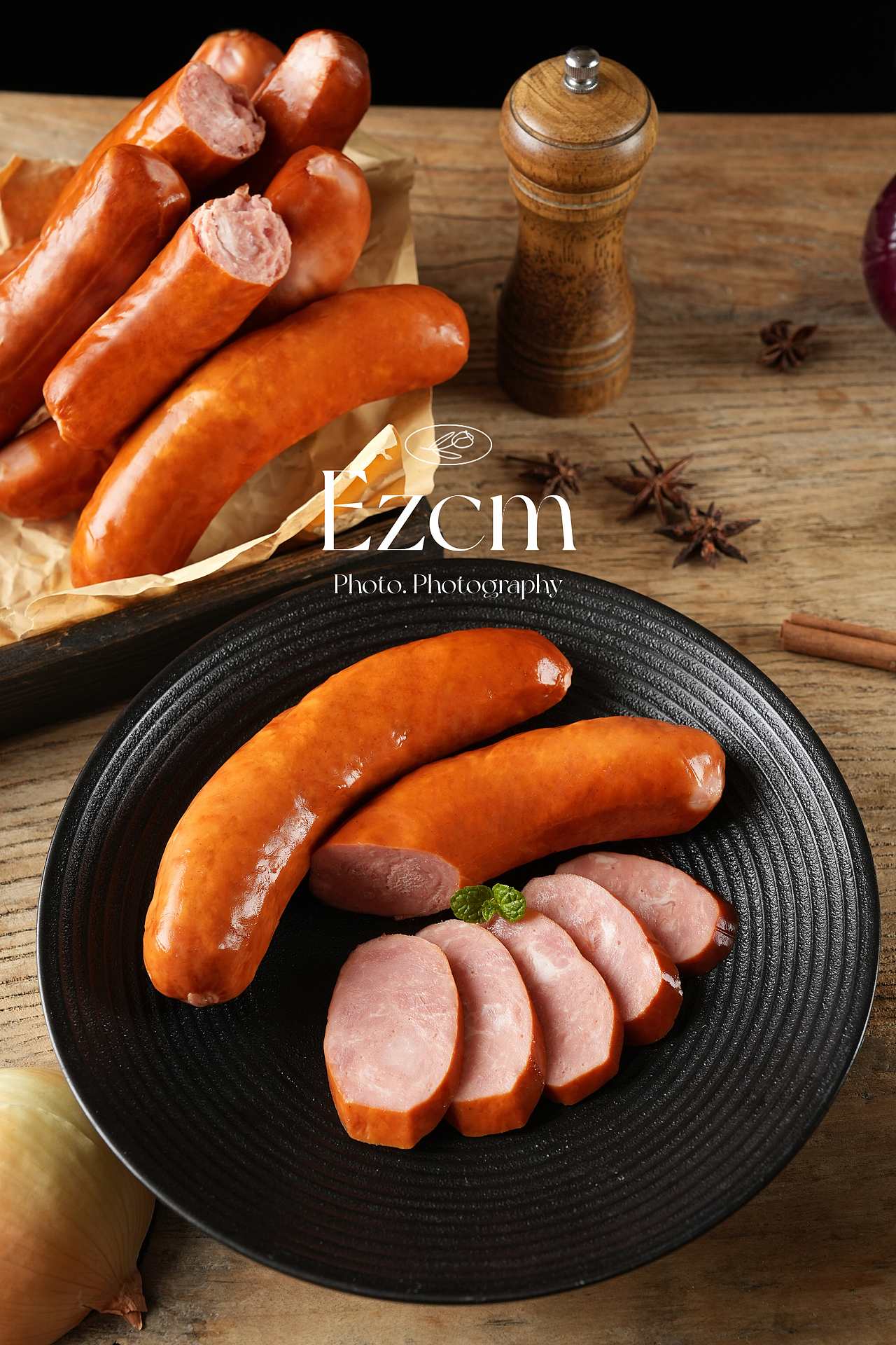 青岛纯肉火腿美食拍摄（图ZMzg2MzU1NDQ0） - 美食摄影 - 站酷设计师艺卓传媒原创素材 - 站酷ZCOOL