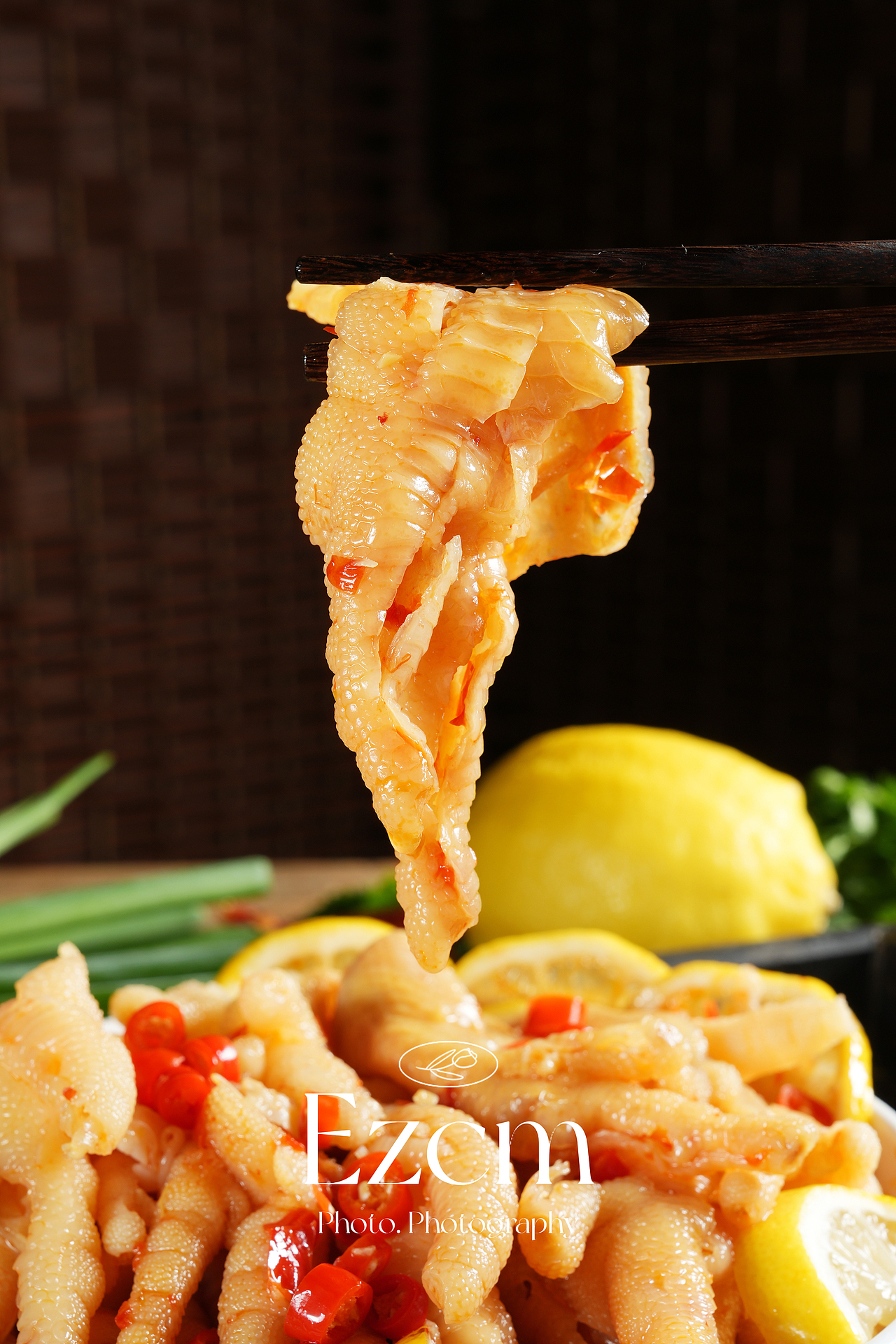 无骨鸡爪美食产品拍摄