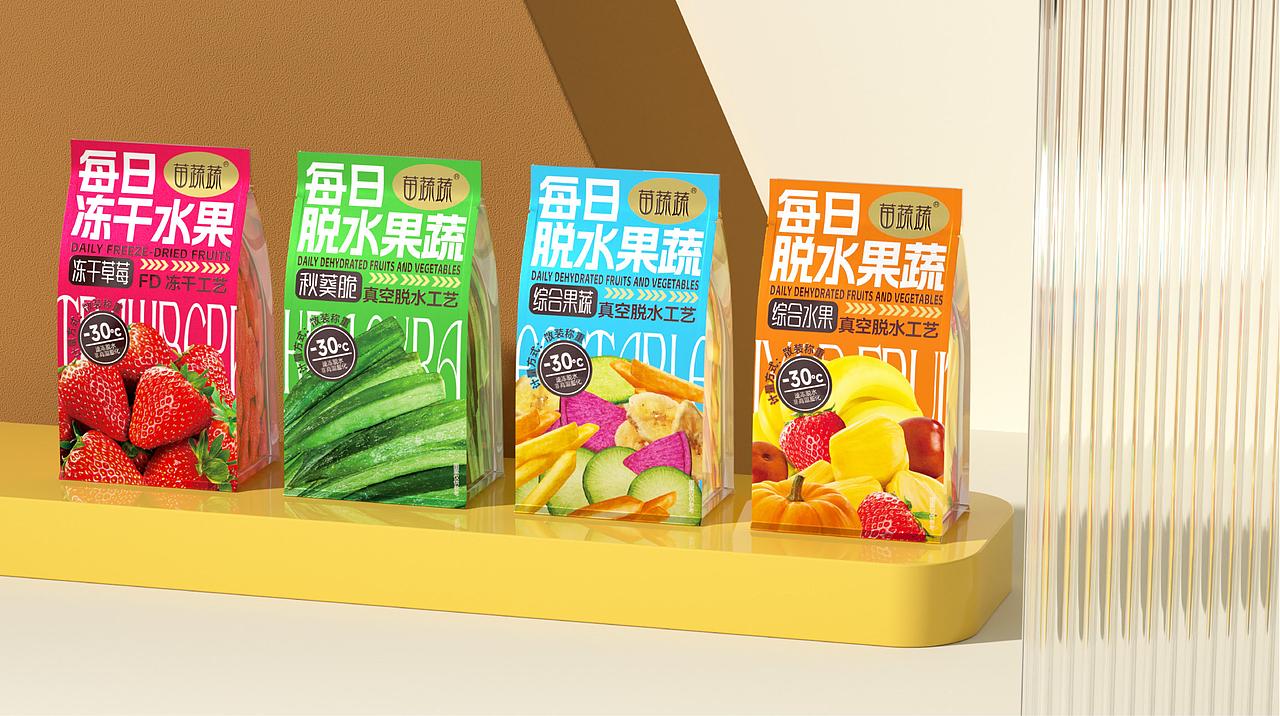 苗蔬蔬x红猫丨随时享受，蔬脆美味-包装设计（图ZMzg2MzU4MjQ4） - 包装 - 站酷设计师红猫品牌营销策划原创素材 - 站酷ZCOOL