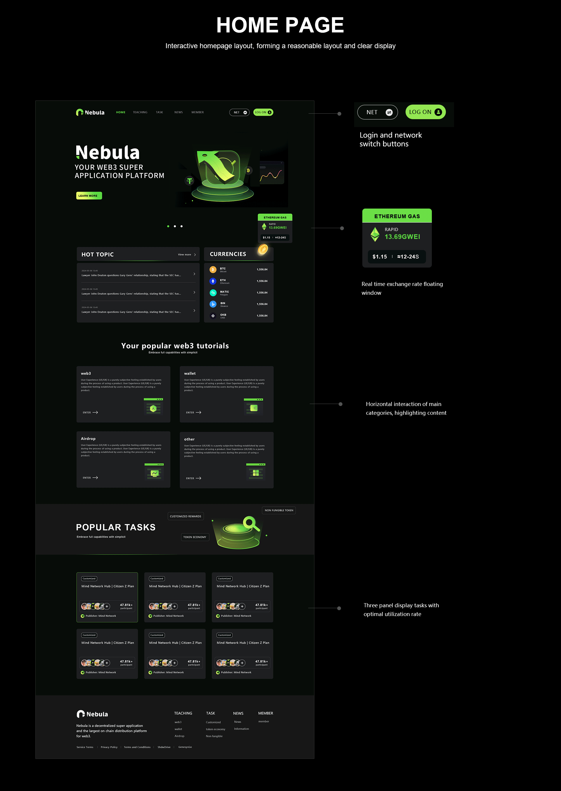 Nebula Web3 Website（图ZMzg2MzYyMzE2） - 其他网页 - 站酷设计师丹白自分原创素材 - 站酷ZCOOL