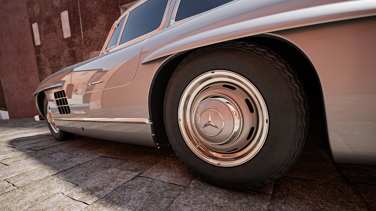 1954 Mercedes 300SL老车有味道（图ZMzg2MzY1MDQ0） - 交通工具 - 站酷设计师野生设计师别闹原创素材 - 站酷ZCOOL