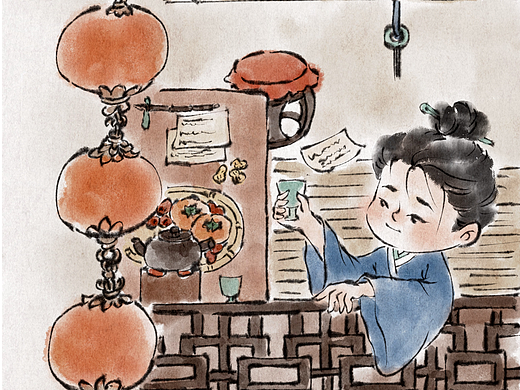 水墨版诗词系列插图