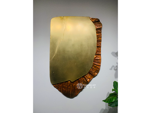 平行艺术｜金属装置画，低调又奢华