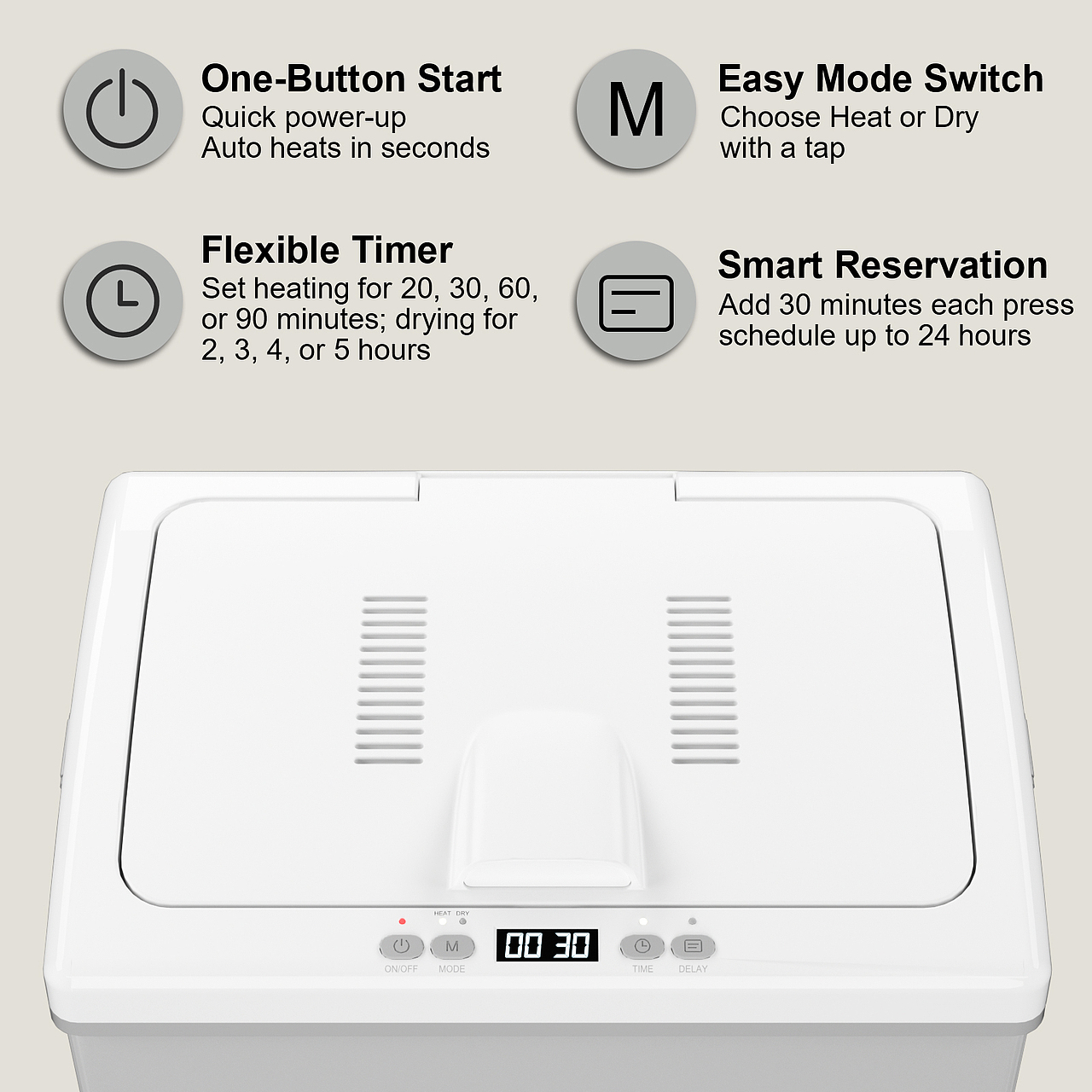亚马逊-可折叠毛巾加热桶主图、A+