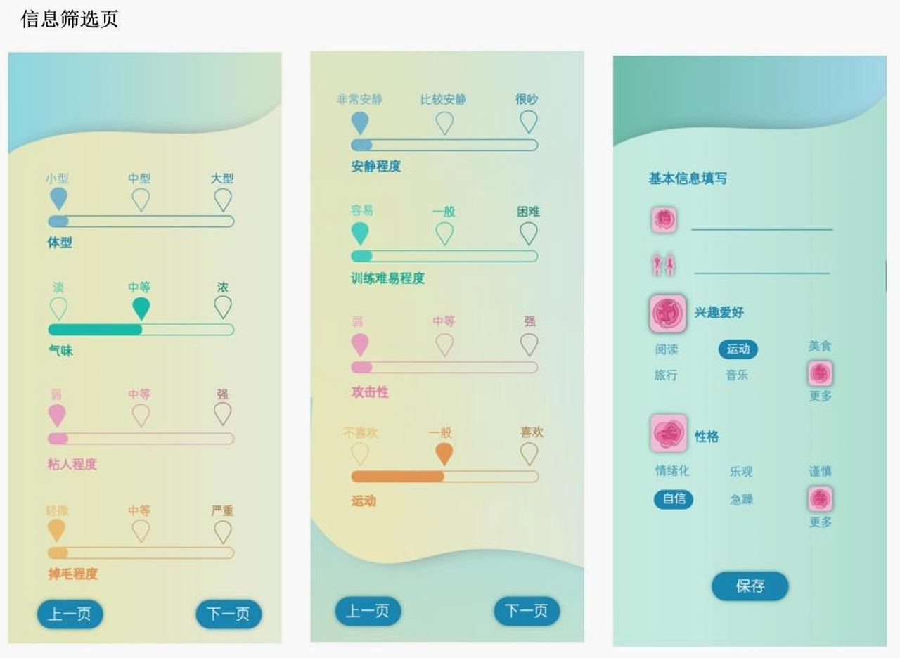 流浪宠物领养 app 界面设计及宠物用品包装设计（图ZMzg2MzkxMTgw） - APP界面 - 站酷设计师阳光牵牛花原创素材 - 站酷ZCOOL