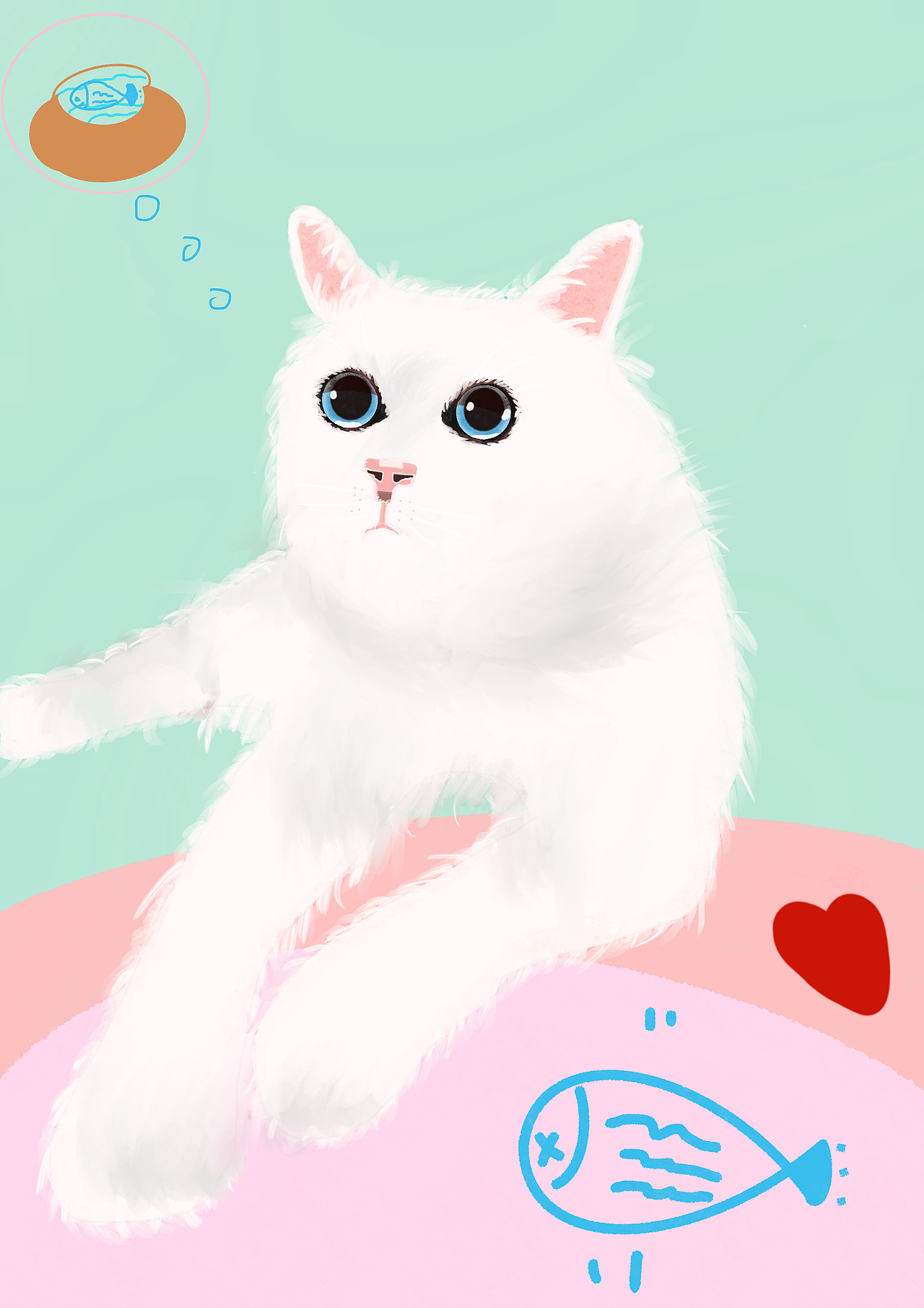 画只小猫咪（图ZMzg2Mzk1Mzg4） - 商业插画 - 站酷设计师渝元原创素材 - 站酷ZCOOL