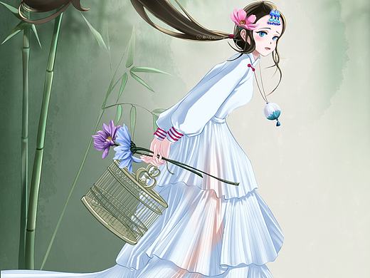 竹林女孩