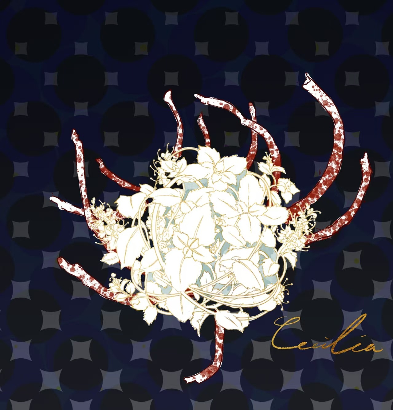 酒与枪系列同人（图ZMzg2Mzk3NTAw） - 艺术插画 - 站酷设计师或奈原创素材 - 站酷ZCOOL