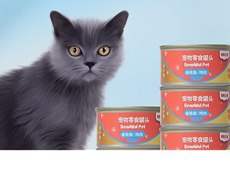 宠物猫咪罐头