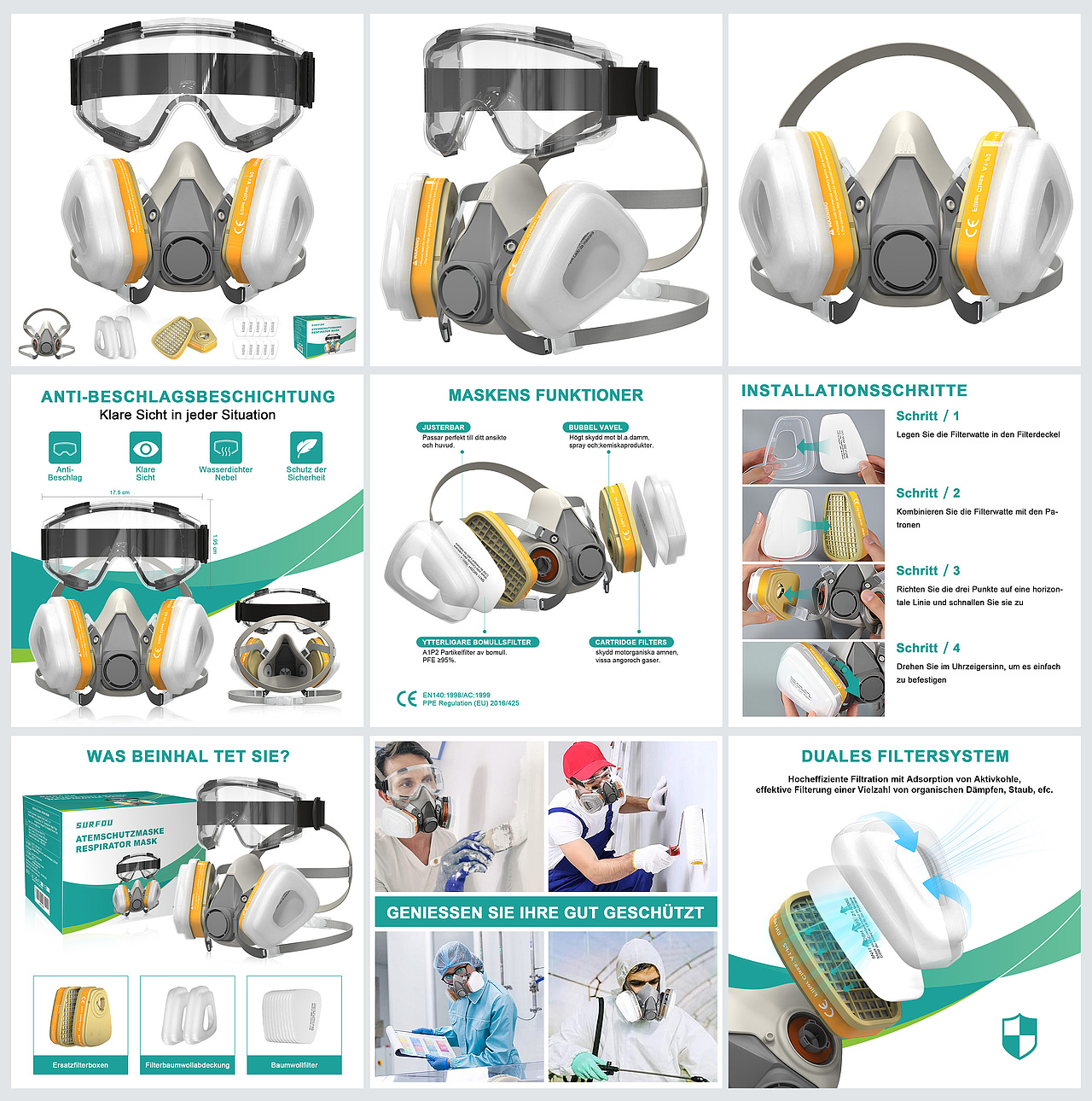 亚马逊防毒面罩（图ZMzg2NDA5MDk2） - 电商 - 站酷设计师设计不设限原创素材 - 站酷ZCOOL