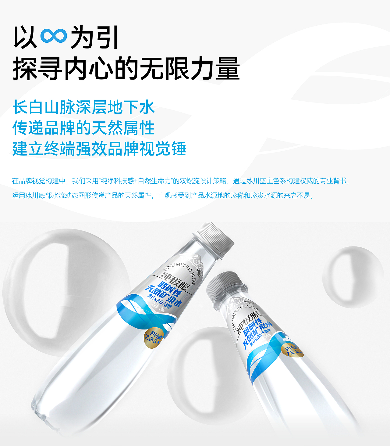 纯极限×戎鹤 | 天然矿泉水品牌+产品视觉全案